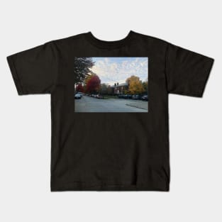 Autumn Scene in Columbus, Ohio Kids T-Shirt